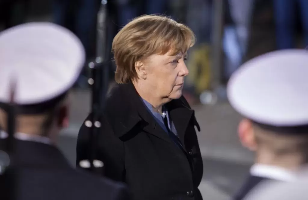 angela merkel w warszawie